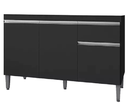 Ver imagem 1 de Balcão de Pia Tatiane 120cm Preto - Ajl Moveis