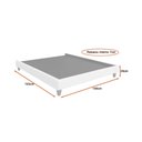 Ver imagem 3 de Cama Japonesa com Cabeceira Yeon Corea Casal Boucle Off White - Sallar Home