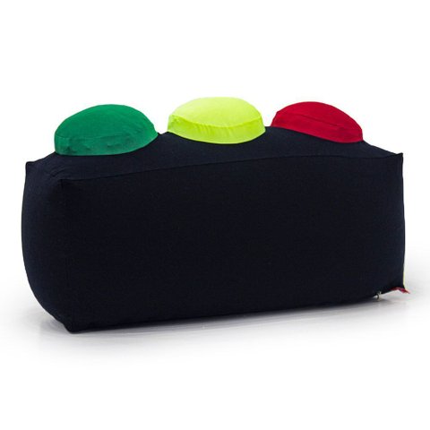 Puff Sensorial Semáforo Fofs Grande Cama Carro do Brasil