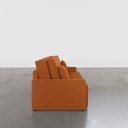 Ver imagem 4 de Sofá 3 Lugares 212 100 x 90 cm Veludo Tomie Yescasa Laranja Terracota
