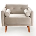 Ver imagem 2 de Poltrona Moderna Decoração Sala, Varanda, Recepção Luma