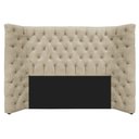 Ver imagem 6 de Kit Cabeceira e Calçadeira Baú Casal Everest P02 140cm para Cama Box Corano Bege