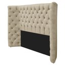 Ver mais imagens de Kit Cabeceira e Calçadeira Baú Casal Everest P02 140cm para Cama Box Corano Bege
