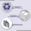 Ver mais imagens de Guarda Roupa Casal 2 Portas 3 Gavetas com Espelho 100% Mdf Grécia