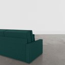 Ver imagem 6 de Sofá 3 Lugares 212 100 x 90 cm Veludo Tomie Yescasa Verde Militar