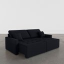 Ver mais imagens de Sofá 3 Lugares 212 100 x 90 cm Veludo Tomie Yescasa Preto
