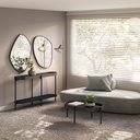 Ver imagem 2 de Conjunto Aparador Para Sala De Estar Recpção Com Mesa De Centro Nord L05 Preto - Lyam Decor