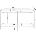 Ver imagem 7 de Conjunto Aparador Para Sala De Estar Recpção Com Mesa De Centro Nord L05 Preto - Lyam Decor