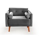 Ver imagem 2 de Poltrona Moderna Luma Decoração Sala, Varanda, Recepção