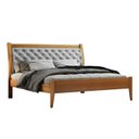 Ver imagem 3 de Conjunto Quarto de Casal Cama Queen 160cm e Cômoda Rattan 5 Gavetas com Sapateira Unique
