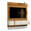 Ver imagem 2 de Painel Home De Tv Até 55 Polegadas Com Portas Basculantes Freijó Off White Zander Shop Jm