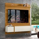 Ver imagem 1 de Painel Home De Tv Até 55 Polegadas Com Portas Basculantes Freijó Off White Zander Shop Jm