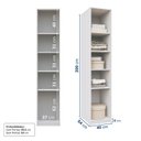 Ver imagem 3 de Guarda-roupa Modular 40cm 1 Porta com Prateleiras Jade CabeCasa MadeiraOriginals