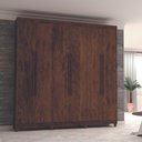 Ver imagem 4 de Guarda Roupa Casal 6 Portas Elegance 1003780 Imbuia Rustico