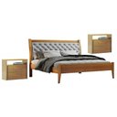 Ver imagem 1 de Conjunto Quarto de Casal Cama Queen 160cm e 2 Mesas de Cabeceira 2 Gavetas Unique