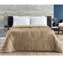 Ver imagem 1 de Coberdrom Hot Quente Casal Queen Malha 140g 100% Algodão Manta Flannel - Cáqui