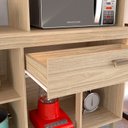 Ver imagem 5 de Balcão Cooktop e Forno Micro-Ondas 4 Portas e 1 Gaveta Bege/Amendoa/Off White