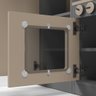 Cozinha Infantil com Refrigerador Diana 100% MDF - beemóveis - Cinza - 5