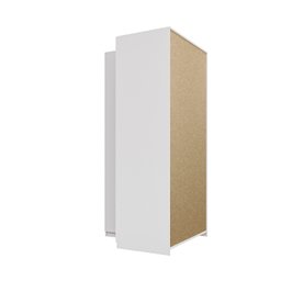 Guarda-roupa de Canto Reto Modular 95cm sem Portas com Cabideiros Jade Cabecasa Madeiramadeira - 6