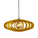 Ver imagem 1 de Luminária Teto Lustre Pendente Balcão Cozinha Sala Egito:Amarelo