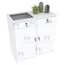 Ver imagem 4 de BALCÃO VITRINE JÓIAS COMPACTO COM DUAS PORTAS M297.2021.B MUNDI MOVEIS