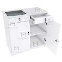 Ver imagem 3 de BALCÃO VITRINE JÓIAS COMPACTO COM DUAS PORTAS M297.2021.B MUNDI MOVEIS