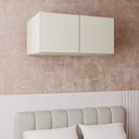 Ver imagem 1 de Ponte Planejada 80cm com 2 Portas Jade CabeCasa MadeiraOriginals Branco/Fosco