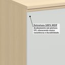 Ver imagem 5 de Balcão de Cozinha 100% MDF 2 Portas 80cm Aura Luciane Móveis
