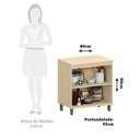 Ver imagem 4 de Balcão de Cozinha 100% MDF 2 Portas 80cm Aura Luciane Móveis