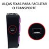 Caixa Som Potente Torre 2500w Rms Portátil Bluetooth Fm Usb Bivolt Vibe Sound Vs007 - V12 Tower - 4