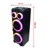 Caixa Som Potente Torre 2500w Rms Portátil Bluetooth Fm Usb Bivolt Vibe Sound Vs007 - V12 Tower - 2