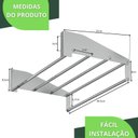 Ver imagem 7 de Porta Toalhas de Banho Toalheiro Hotel Inox F.tallin