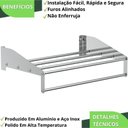 Ver imagem 6 de Porta Toalhas de Banho Toalheiro Hotel Inox F.tallin