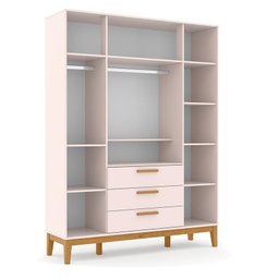 Guarda Roupa Infantil Nature 4 Portas Rose Eco Wood – Matic - 2