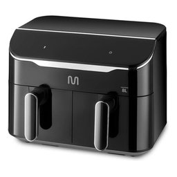 Fritadeira Elétrica Air Fryer 8l 2 Gavetas Multi Go220 - 3 Fritadeira Elétrica Air Fryer 8l 2 Gavetas Multi Go220 - 3