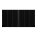Ver imagem 1 de Persiana Horizontal Alumínio Kit Larg 2,30x1,30 Alt:Preto