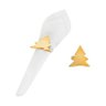 Jogo de Argola para Guardanapos Home Style Natal Gold Pine - 1