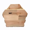Ver imagem 4 de Caixa de Madeira Tipo Caixote de Fruta 30CMX30CMX47CM Madeira do Brasil Marrom/Rosa Woodforce