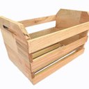 Ver imagem 1 de Caixa de Madeira Tipo Caixote de Fruta 30CMX30CMX47CM Madeira do Brasil Marrom/Rosa Woodforce