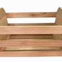 Ver imagem 3 de Caixa de Madeira Tipo Caixote de Fruta 30CMX30CMX47CM Madeira do Brasil Marrom/Rosa Woodforce