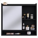 Ver imagem 6 de Espelheira Suspensa para Banheiro Closet Porta e Armário Acqua com Nicho