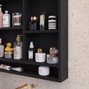 Ver imagem 5 de Espelheira Suspensa para Banheiro Closet Porta e Armário Acqua com Nicho