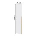 Ver imagem 3 de Kit Planejado 2 Portas para Guarda-Roupa 80cm Jade CabeCasa MadeiraOriginals Branco/Fosco