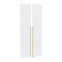 Ver imagem 1 de Kit Planejado 2 Portas para Guarda-Roupa 80cm Jade CabeCasa MadeiraOriginals Branco/Fosco