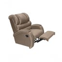 Ver imagem 4 de Poltrona Reclinável Imperial Papai Mamãe Motorizada e Giro Balanço Suede Chocolate 377