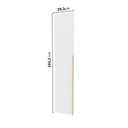 Ver imagem 2 de Kit Planejado 2 Portas para Guarda-Roupa 95cm Jade CabeCasa MadeiraOriginals Branco/Fosco