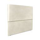 Ver imagem 2 de Cabeceira Estofada Casal Luna 140cm Courino Bege