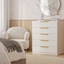 Ver imagem 1 de Cômoda 5 Gavetas 80cm Jade CabeCasa MadeiraOriginals