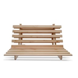 Estrutura de Madeira S Slim 02 Lugares FUTON BRASIL Sofá-cama futon Slim S 02 lugares - 1