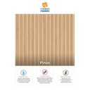 Ver imagem 6 de Painel Ripado de Poliestireno 12 Barras de 2,85m X12,2cm Venda em (3,92m²) Ruffino